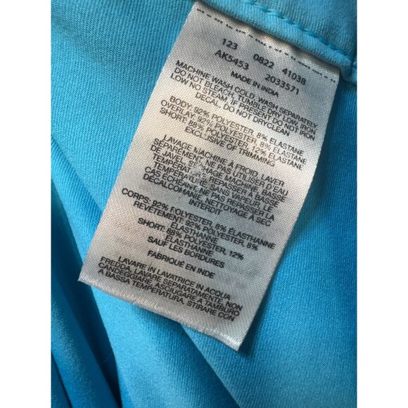 Columbia Women's Pull On Hike Tennis Skort Two Tone Stretch Size L Blue - Picture 4 of 9